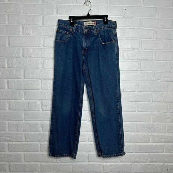 Levis 550 Relaxed Fit Straight Jeans Size 10 Husky 30x26 - Picture 1 of 8